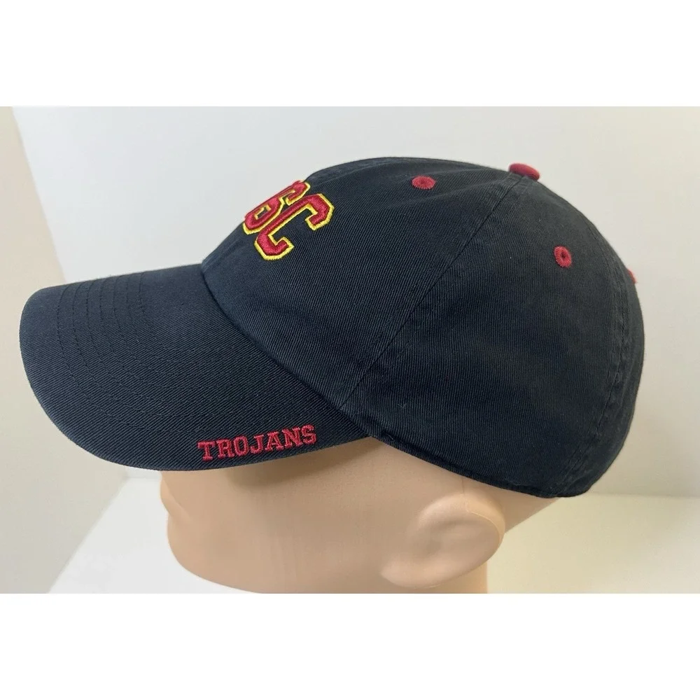 Usc Trojans Hat Men Strap Back Black 47 Brand Heritage OSFA